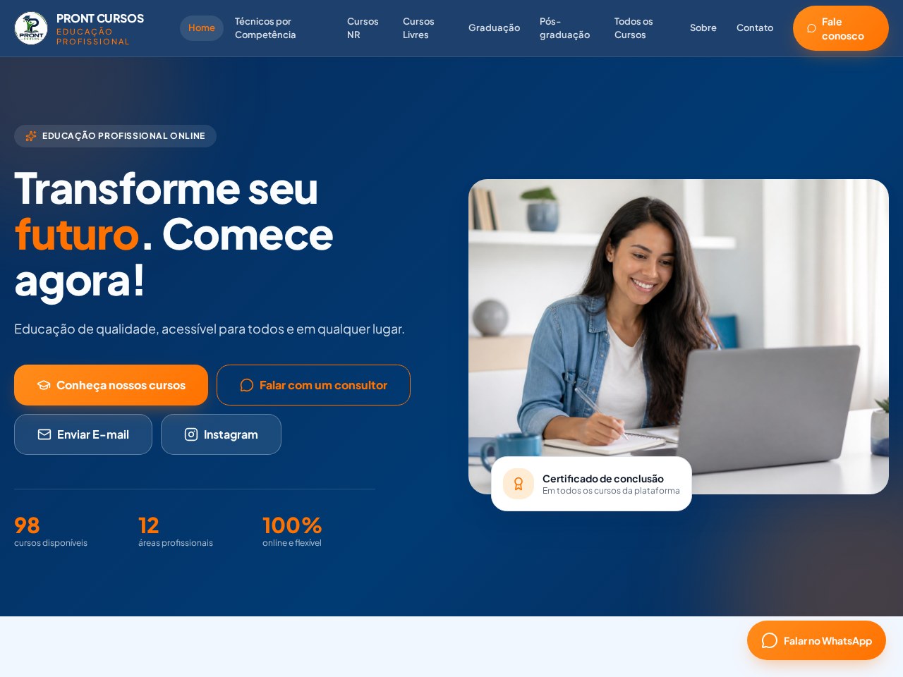 Projeto Pront Cursos