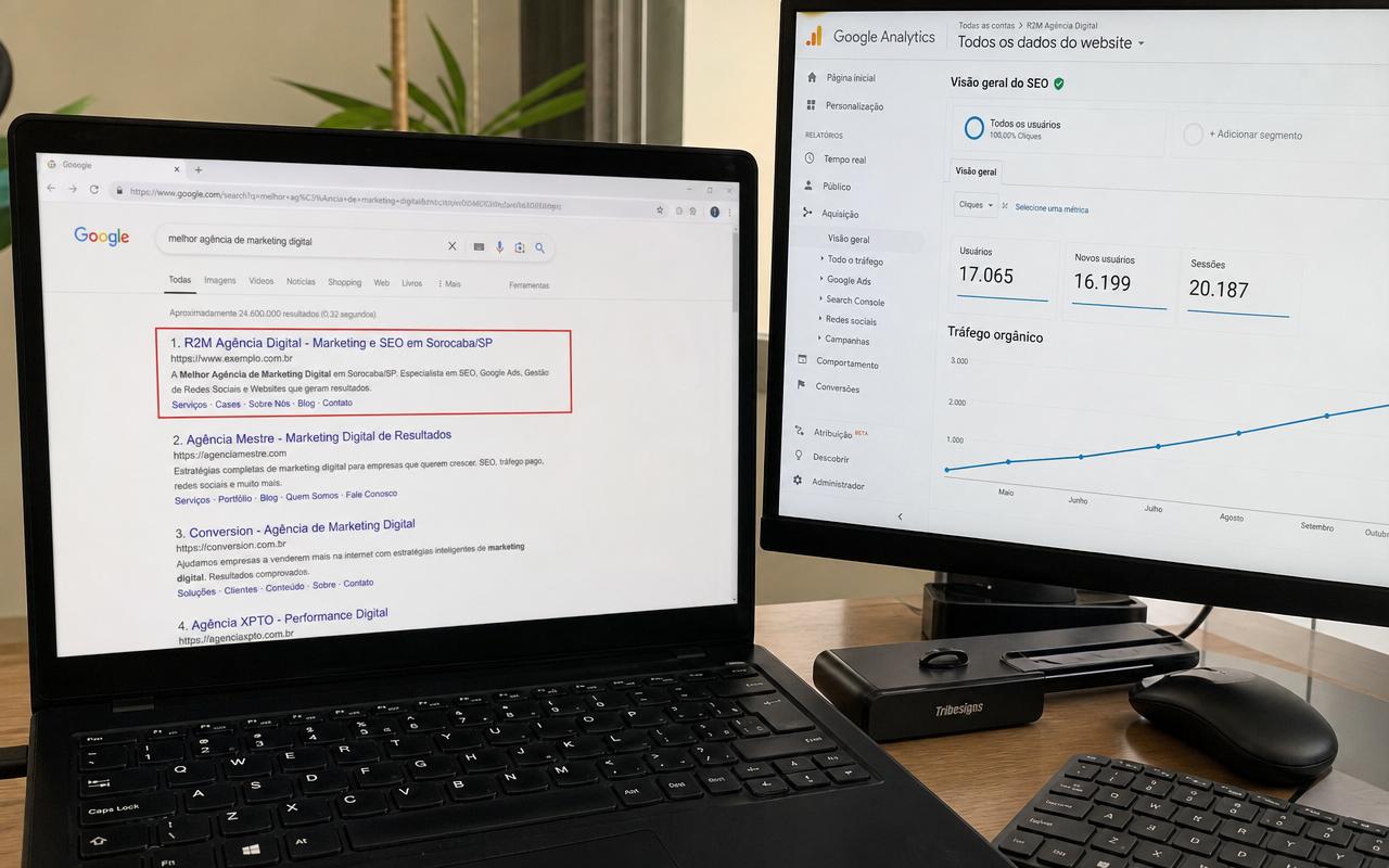 SEO e Ranqueamento no Google — R2M Media Group